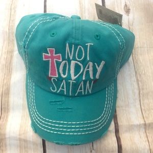 Not Today Satan Cap NWT